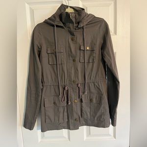 Blue/gray Light Trench Coat, size S, brand: Market and Spruce